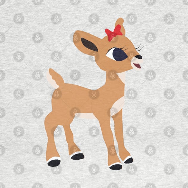 Classic Christmas Clarice the Reindeer © GraphicLoveShop by GraphicLoveShop